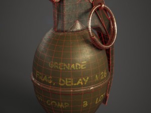 m26 grenade 3D Model