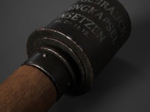 m24 stick grenade stielhandgranate 3D 모델