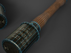 m24 stick grenade stielhandgranate 3D 모델