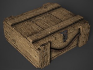 m67 grenade crate 3D Модель