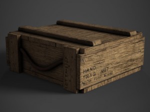 m67 grenade crate 3D Модель