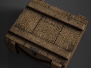 m67 grenade crate 3D Модель