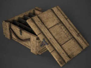 m67 grenade crate 3D Model