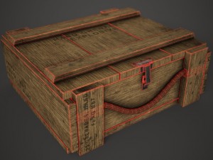 m67 grenade crate 3D Модель