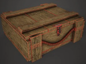 m67 grenade crate 3D Model