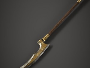 gold spear 3D Model