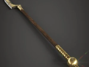 gold spear 3D Model