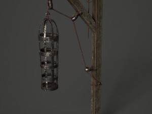 gibbet cage 3D 모델