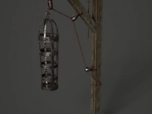 gaiola de forca Modelo 3D