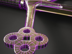 claymore sword Model 3D