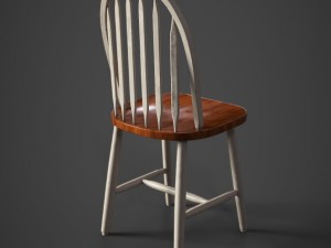 wood chair polished 3D Модель