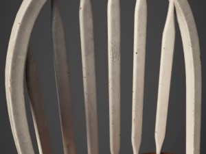 wood chair polished 3D Модель