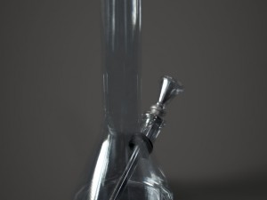 glass bong Modèle 3D