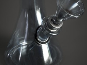 glass bong Modèle 3D