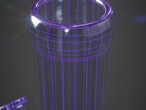 glass bong Modèle 3D