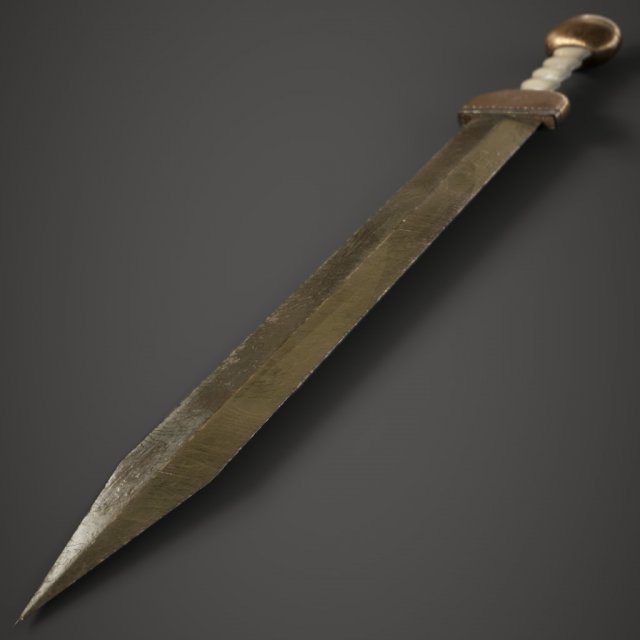 roman gladius 3D Model in Melee 3DExport