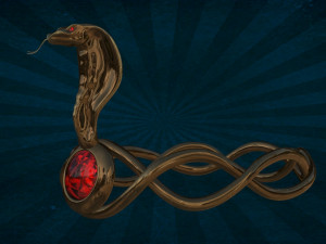 wear-011 snake crown Modèle 3D