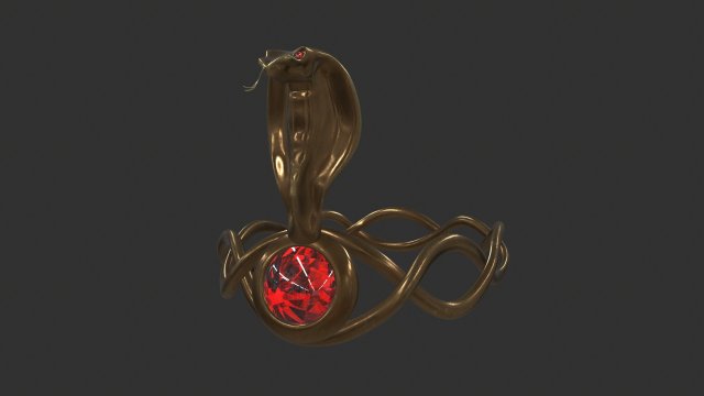 wear-011 snake crown Modèle 3D .c4d .max .obj .3ds .fbx .stl .blend 