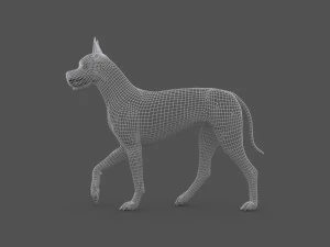 fdgd-001 dog animation 3D Model