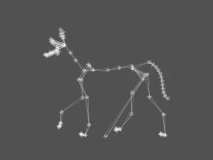 fdgd-001 dog animation 3D Model