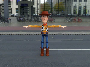 wudy-007 bois&eacute; truqu&eacute; Modèle 3D