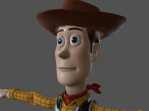 wudy-007 rigged woody Modello 3D
