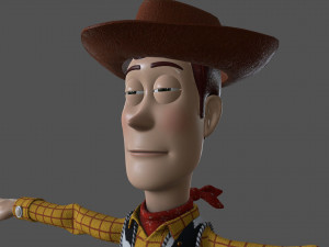wudy-007 rigged woody Modello 3D