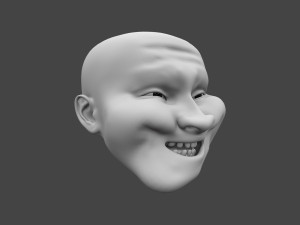 TROL-001 Troll Face Modello 3D