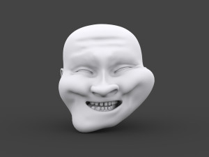 TROL-001 Troll Face Modello 3D