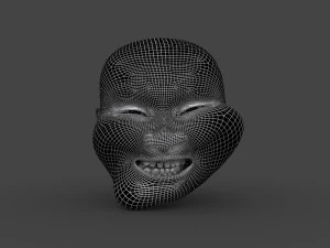 TROL-001 Troll Face 3D Model