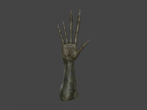 TSHR-002 Rigged right hand 3D मॉडल