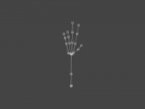 TSHR-002 Rigged right hand 3D मॉडल