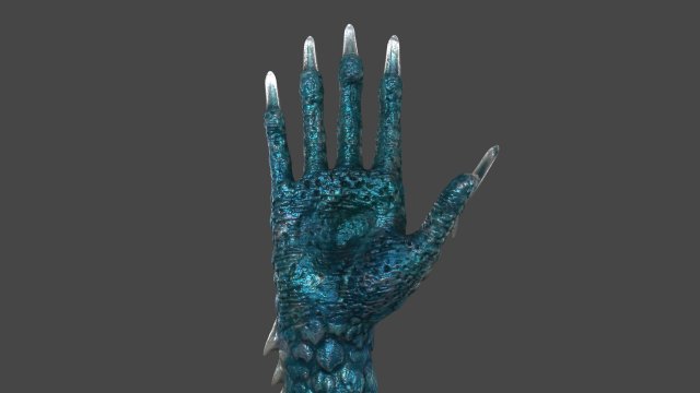 TSHR-003 Rigged right hand Modelo 3D .c4d .max .obj .3ds .fbx .stl .blend 