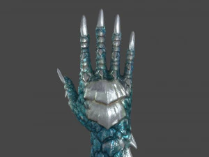 TSHR-003 Rigged right hand 3D Model
