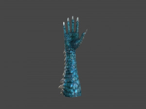 TSHR-003 Rigged right hand Modelo 3D