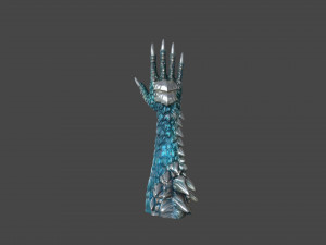 TSHR-003 Rigged right hand Modelo 3D