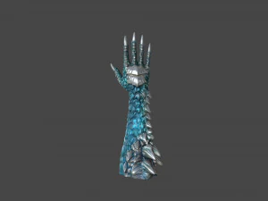 TSHR-003 Rigged right hand 3D Model