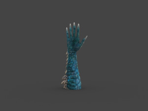 TSHR-003 Rigged right hand Modelo 3D