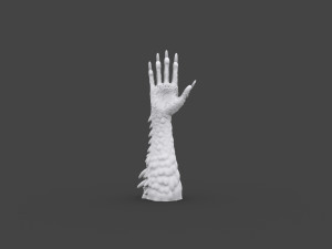 TSHR-003 Rigged right hand Modelo 3D