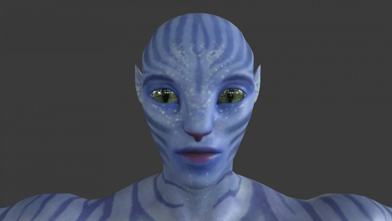 AVTR-001 Rigged Avatar 3D Model .c4d .max .obj .3ds .fbx .stl .blend 