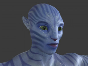 AVTR-001 Rigged Avatar 3D Model