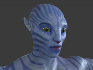 AVTR-001 Rigged Avatar 3D Model