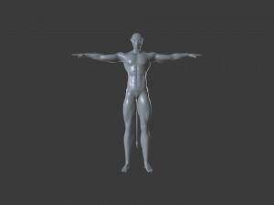 AVTR-001 Rigged Avatar 3D Model
