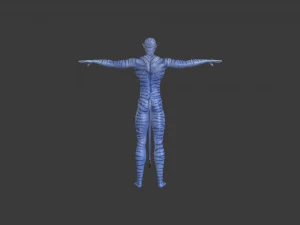 AVTR-001 Rigged Avatar 3D Model
