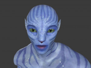 AVTR-002 Avatar Idle Animation 3D Model