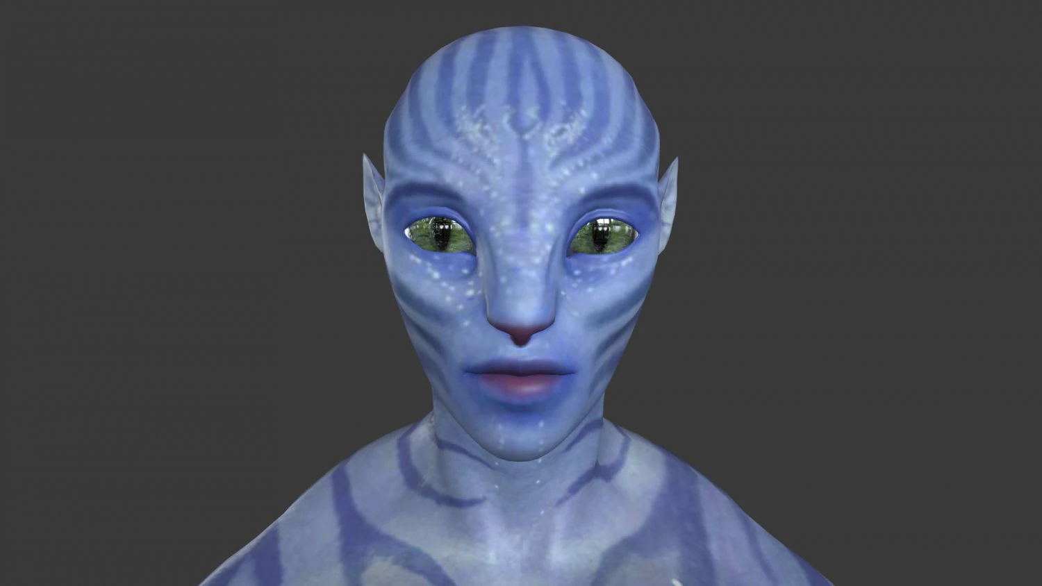 AVTR-003 Avatar Walking Animation 3D Model .c4d .max .obj .3ds .fbx .stl .blend 