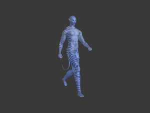 AVTR-003 Avatar Walking Animation 3Dモデル