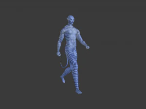 AVTR-003 Avatar Walking Animation 3D Model
