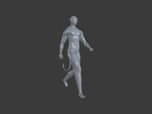 AVTR-003 Avatar Walking Animation 3D Model