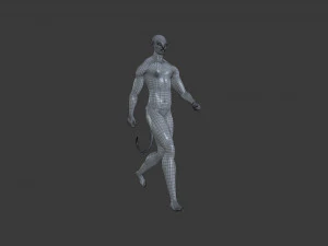AVTR-003 Avatar Walking Animation 3D Model